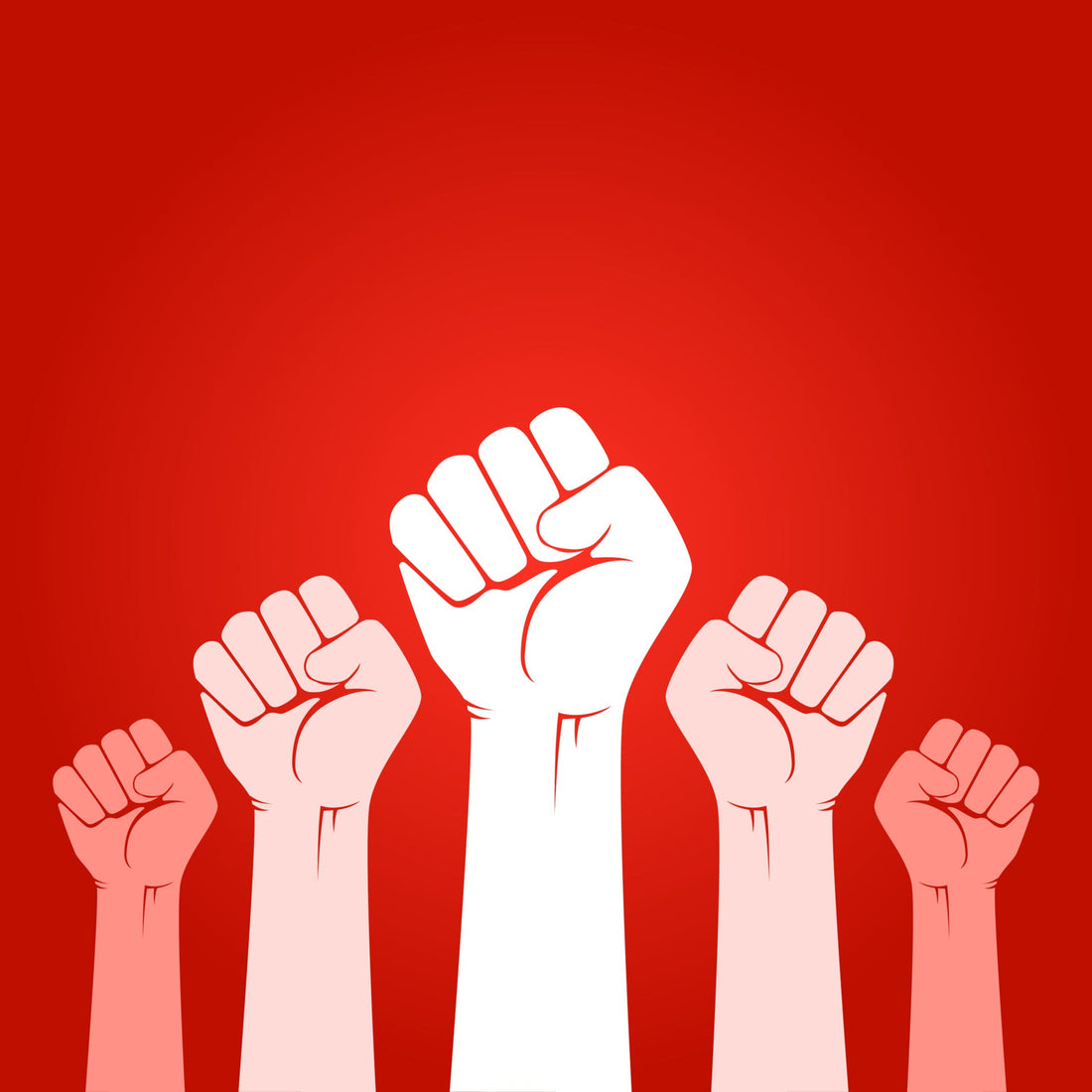 Raised hands symbolising a tabletop revolution, showing how simple games are leading a new wave of competitive play